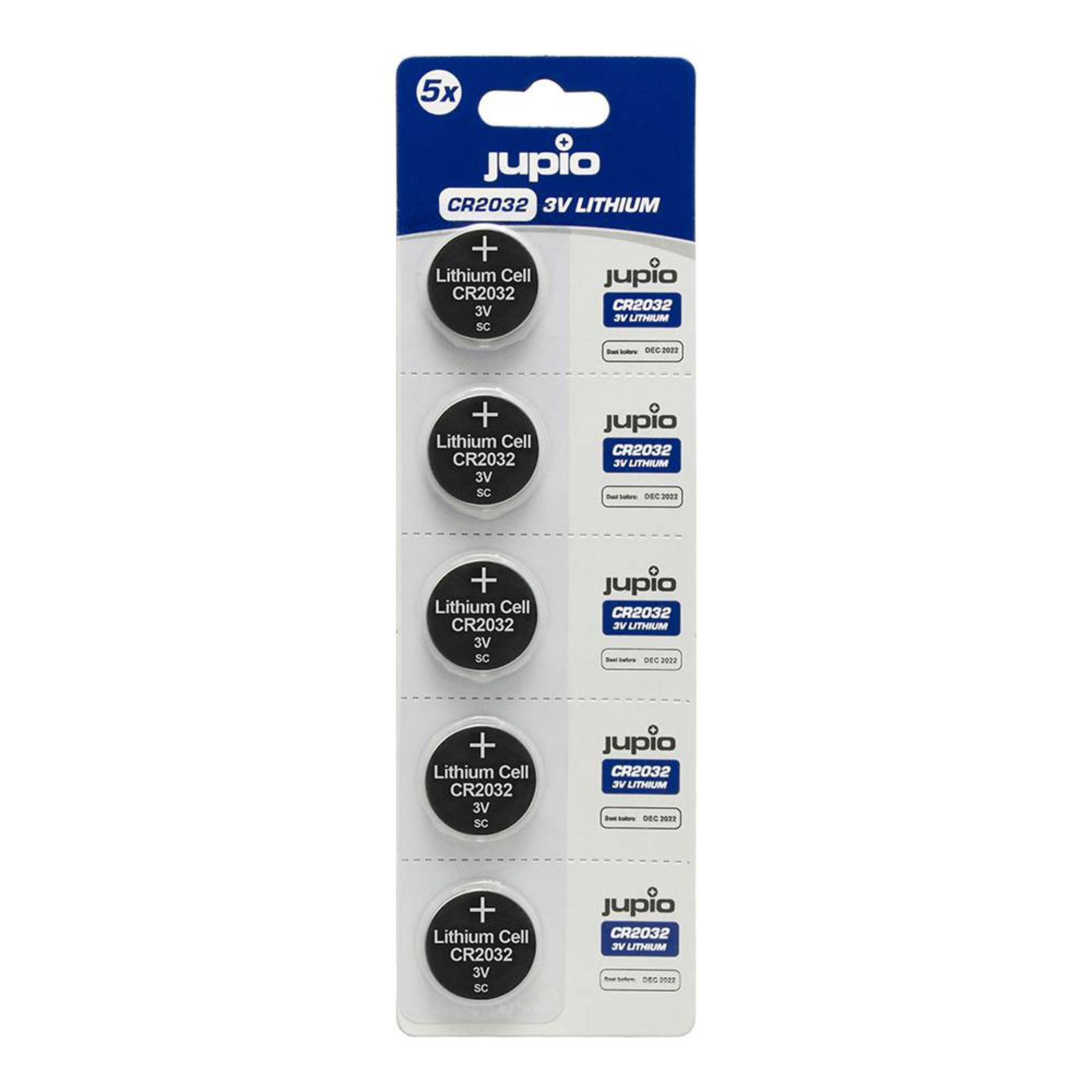 Jupio CR2032 3V 5pcs Lithium Coin Battery dugmasta baterija 5 kom (JCC-2032)