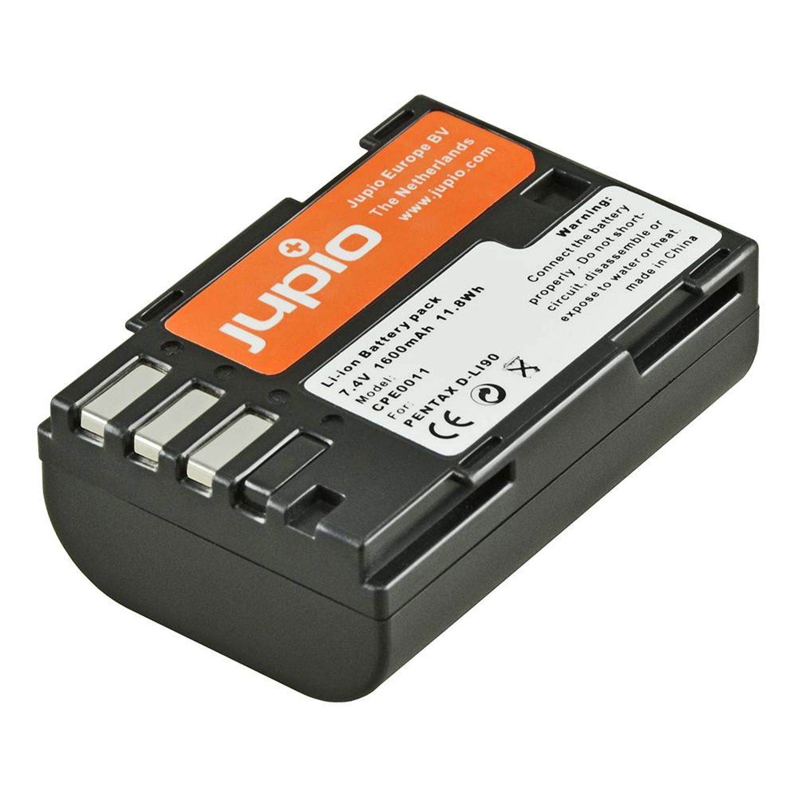 Jupio D-Li90 za Pentax baterija CPE0011 1600mAh 7.2V