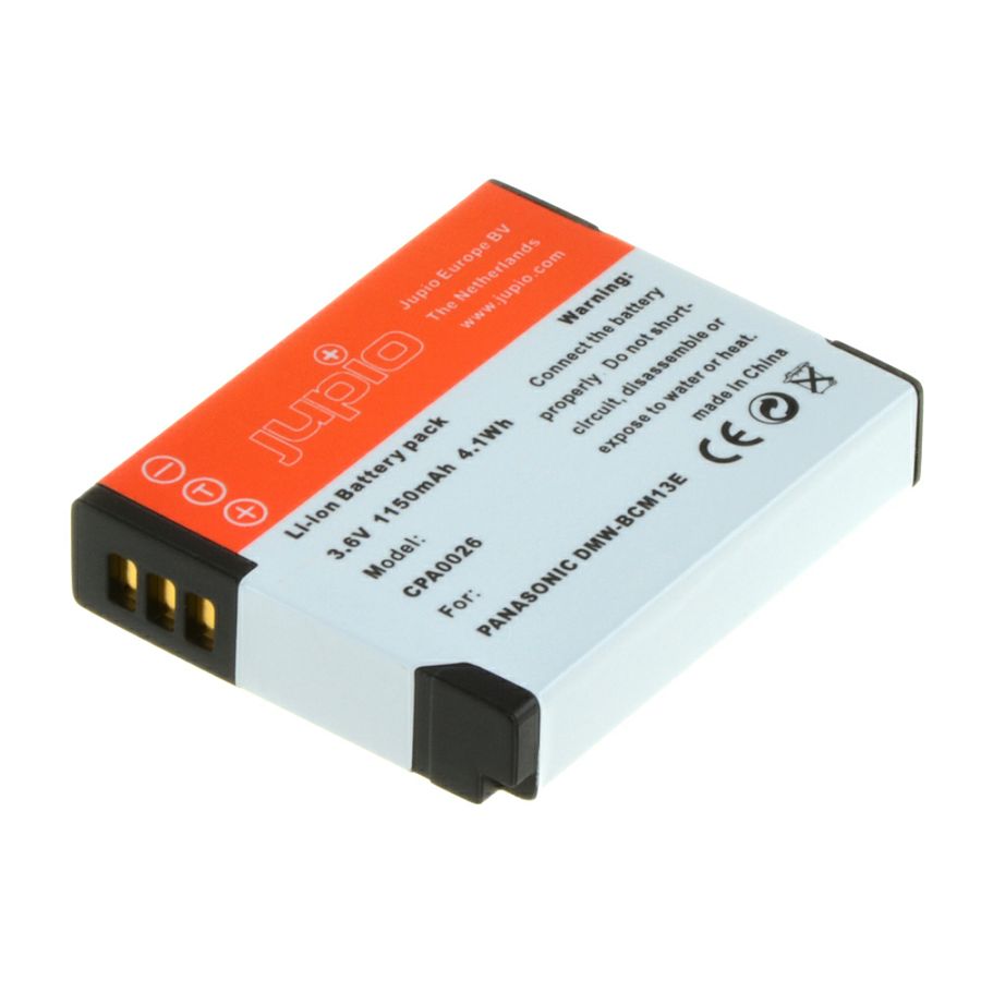 Jupio DMW-BCM13E za Panasonic baterija CPA0026 1150mAh Lithium-Ion Battery Pack za DMC-TS5, DMC-ZS30, DMC-ZS40 3.6V