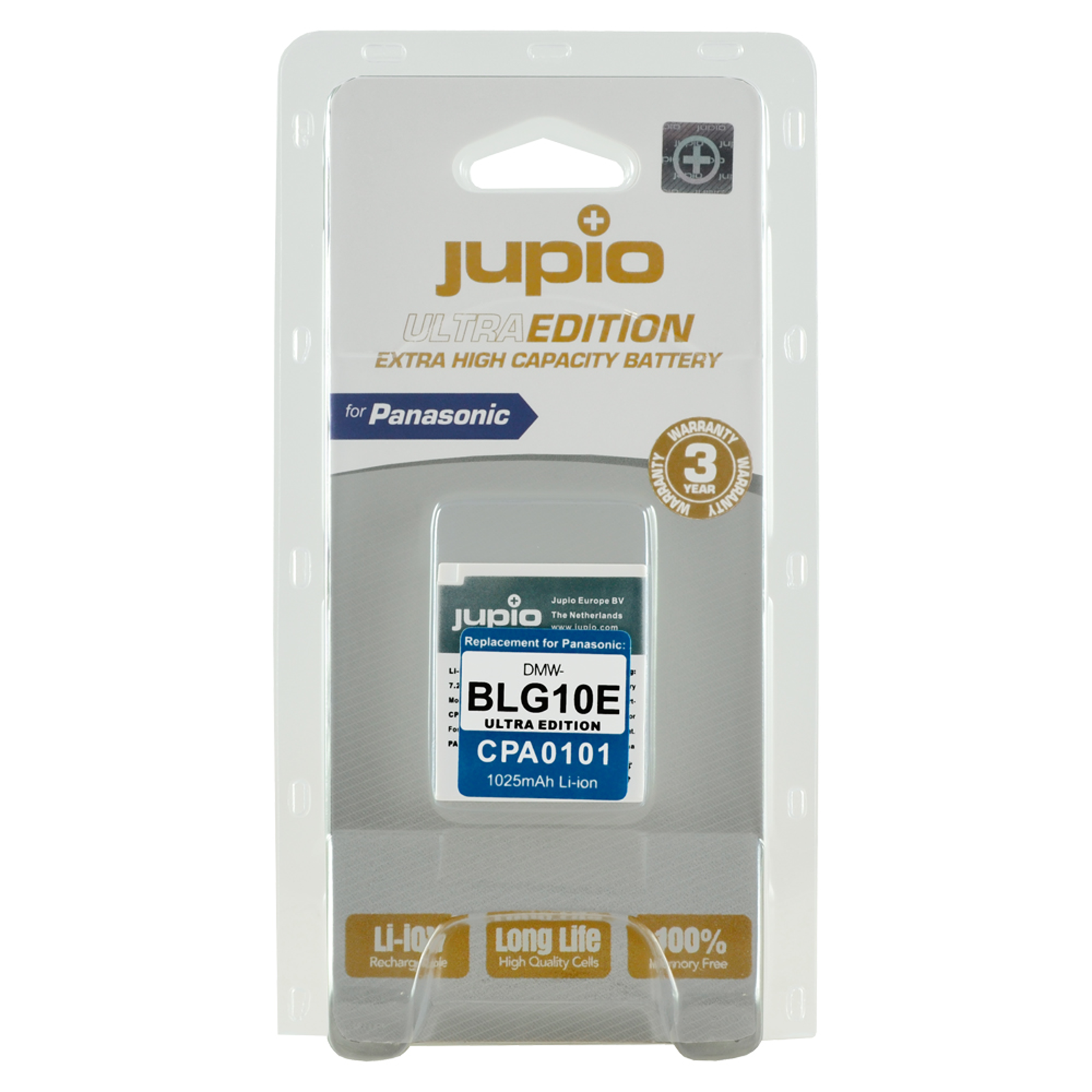 Jupio DMW-BLG10E Ultra 1025mAh 7.2V baterija za Panasonic Lumix DC-GX9 DMC-TZ90 DMC-GF6 DMC-GX7 DMC-GX80 DMC-GX85 DMC-GX9 DMC-LX100 II DMC-TZ100 DMC-TZ200 DMC-TZ80 DMC-TZ93 DMC-ZS200 BP-DC15E CPA0101