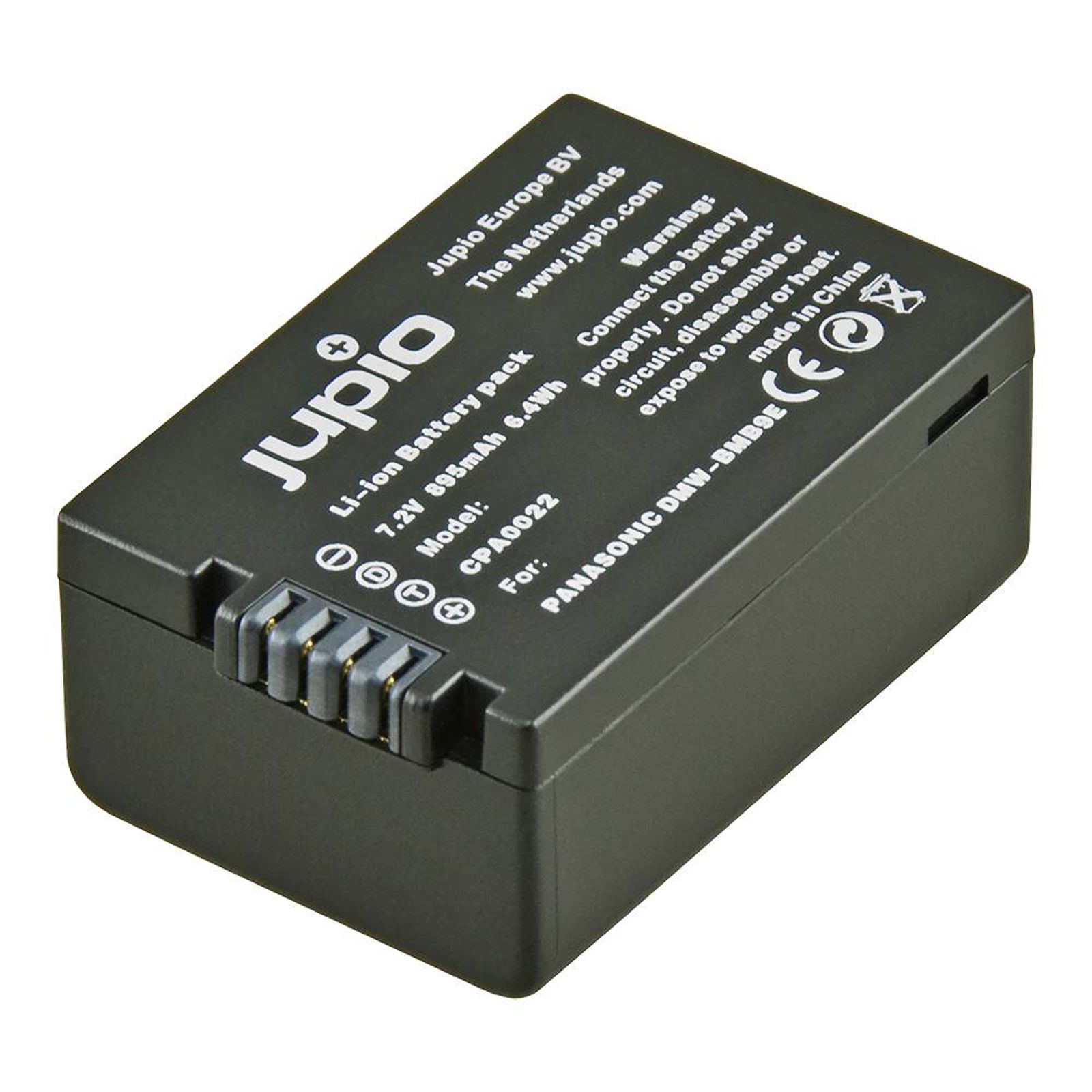 Jupio DMW-BMB9E 895mAh baterija za Panasonic Lumix DMC-FZ100 DMC-FZ150 DMC- FZ40 DMC-FZ45 DMC-FZ47 DMC-FZ48 DMC-FZ62 DMC-FZ72 DMC-FZ82 Leica V-LUX 2 V-LUX 3 DMW-BMB9 BP-DC9 Lithium-Ion Battery Pack (C