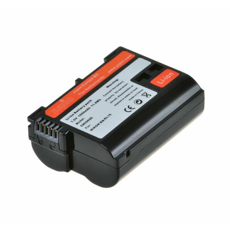 Jupio EN-EL15 1650mAh 7.0V Lithium-Ion Battery baterija za Nikon D810, D610, D600, D7200, D7100, D7000, D800, D810A, D800E, 1 V1 (CNI0020)
