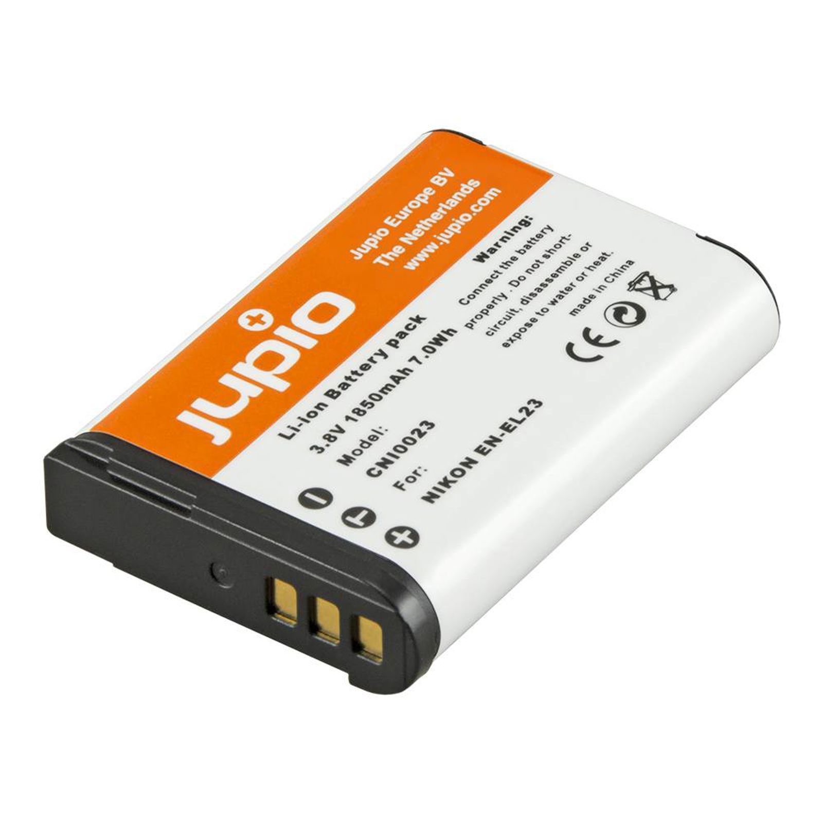 Jupio EN-EL23 1550mAh 3.8V baterija za Nikon Coolpix P900, P600, P610, S810C (CNI0023)