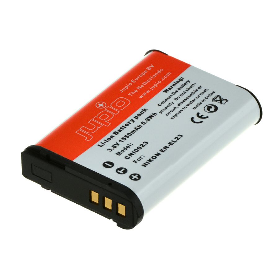 Jupio EN-EL23 1550mAh 3.8V baterija za Nikon Coolpix P900, P600, P610, S810C (CNI0023)