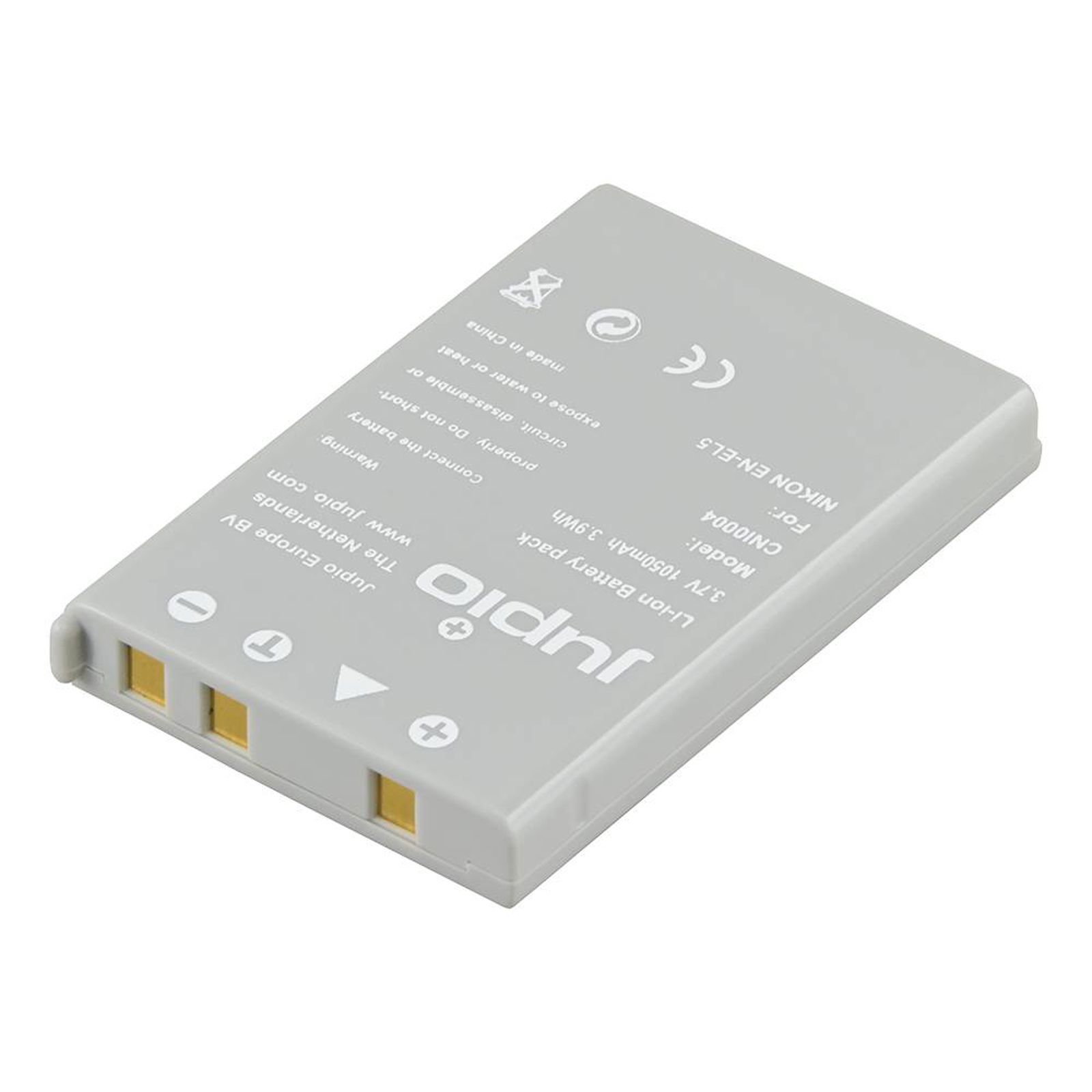 Jupio EN-EL5 CNI0004 1050mAh 3.7V Lithium-Ion Battery Pack baterija za Nikon Coolpix 3700, 4200, 5200, 5900, 7900, P100, P3, P4, P500, P5000, P510, P5100, P520, P6000, P80, P90, S10