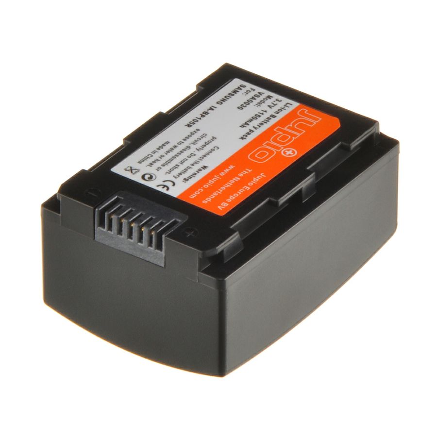 Jupio IA-BP105R 1150mAh 3.7V baterija za Samsung IA-BP210E IA-BP210R IA-BP420E HMX-H200 HMX-H203 HMX-H204 HMX-H205 HMX-H220 HMX-H300 HMX-H303 HMX-H304 HMX-H305 HMX-H320 HMX-S10 HMX-S15 VSA0030