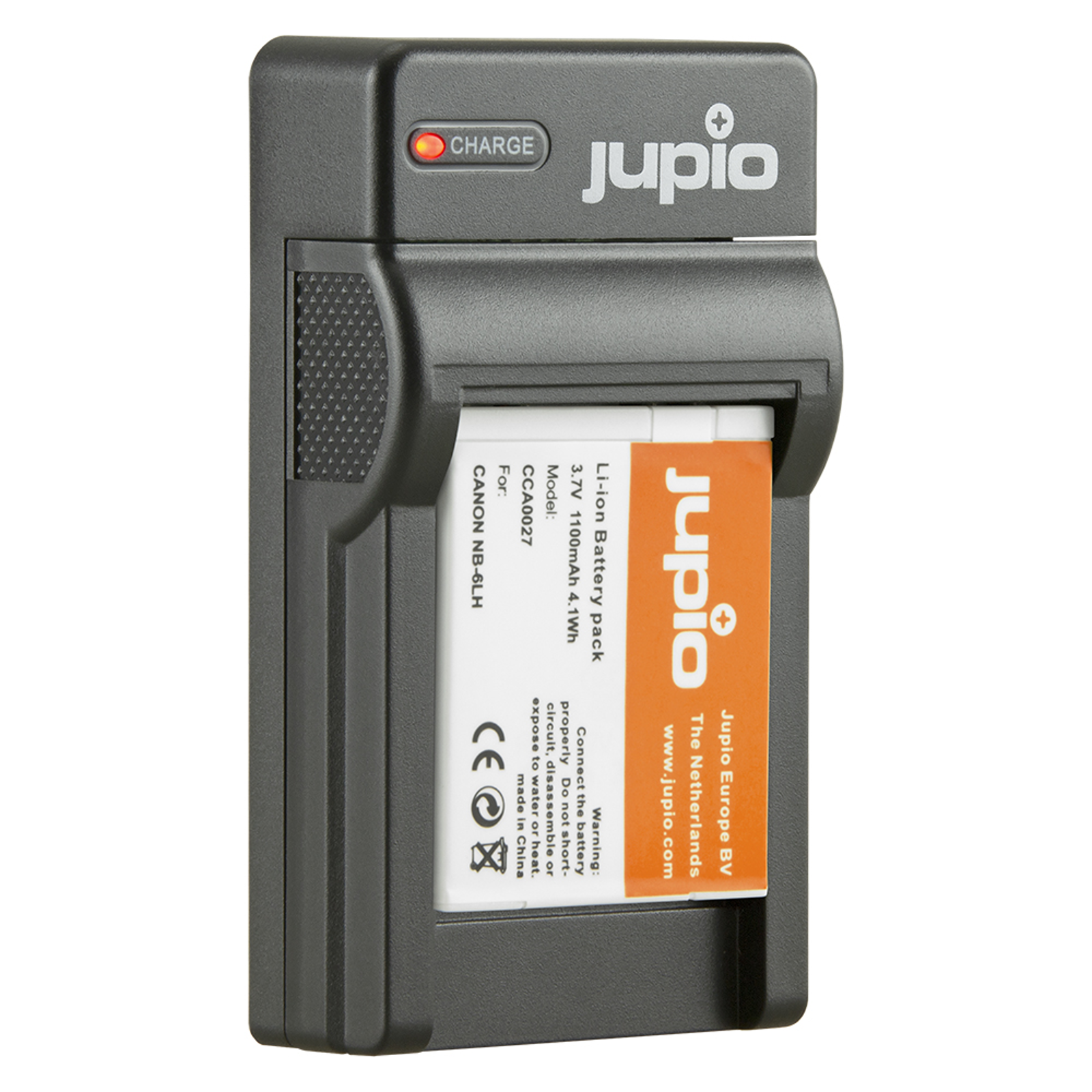Jupio KIT 2x Battery NB-6LH + USB Single Charger komplet punjač i dvije baterije za Canon PowerShot SX600 HS, D30, SX700 HS, SX510 HS, SX170 IS, SX280 HS