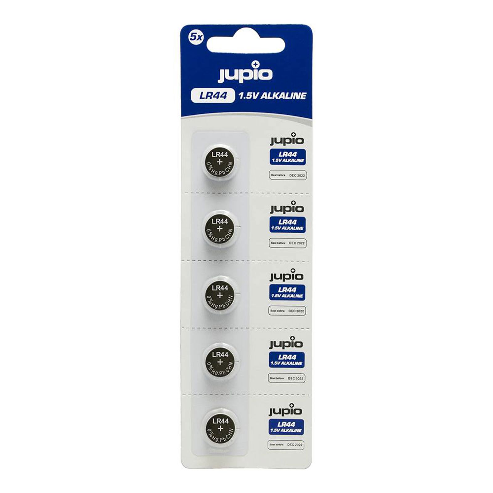 Jupio LR44 Alkaline 1.5V 5pcs Alkaline Cell Coin Battery dugmasta baterija 5 kom (JCC-LR44)