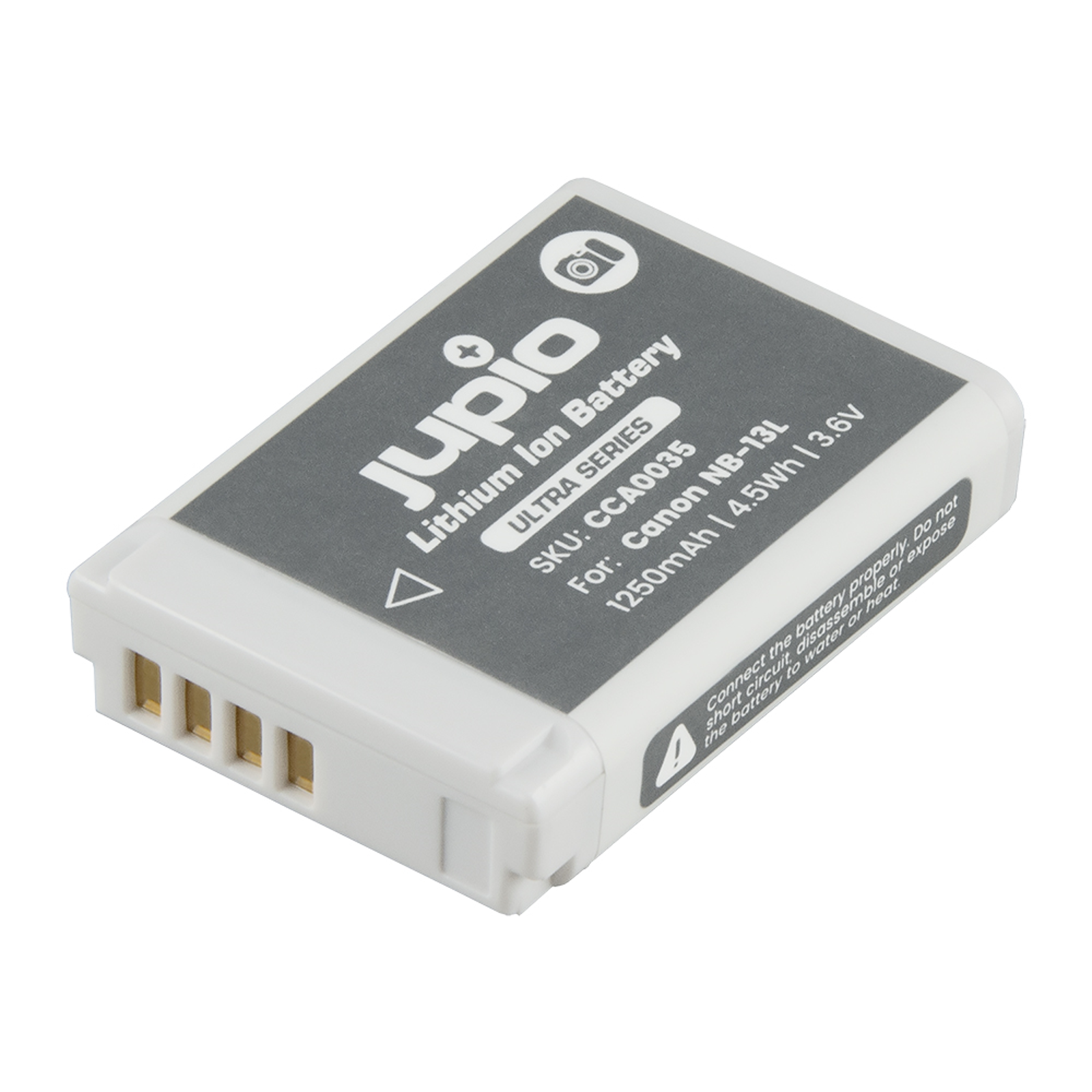 Jupio NB-13L Ultra 1250mAh 4.5Wh 3.6V baterija za Canon PowerShot G7x III, G7x II, G7x, G5x, G9x II, G9x, G1x III, G1x II, G1x, SX740,SX730, SX720, SX620, Legria Mini x (CCA0035)