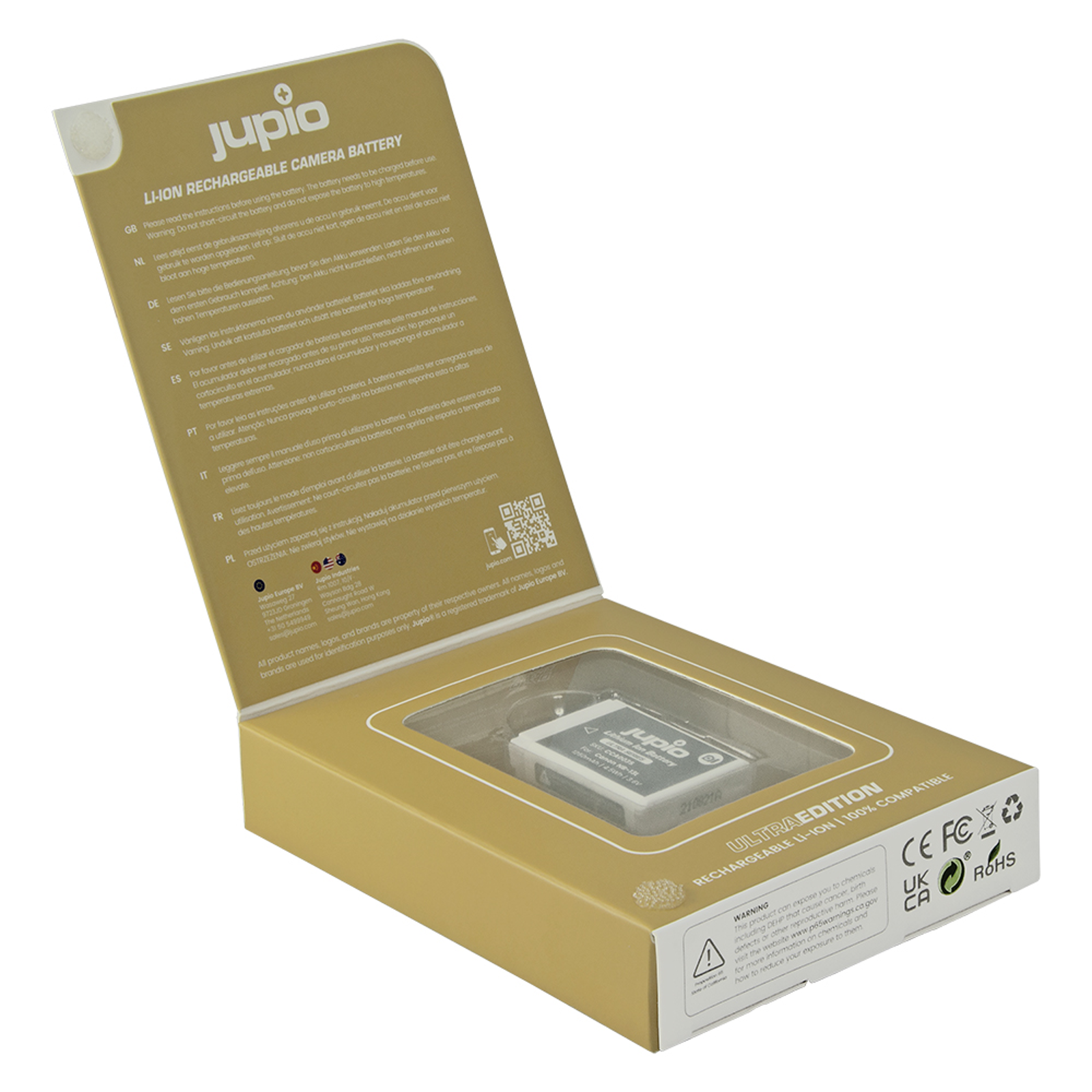 Jupio NB-13L Ultra 1250mAh 4.5Wh 3.6V baterija za Canon PowerShot G7x III, G7x II, G7x, G5x, G9x II, G9x, G1x III, G1x II, G1x, SX740,SX730, SX720, SX620, Legria Mini x (CCA0035)