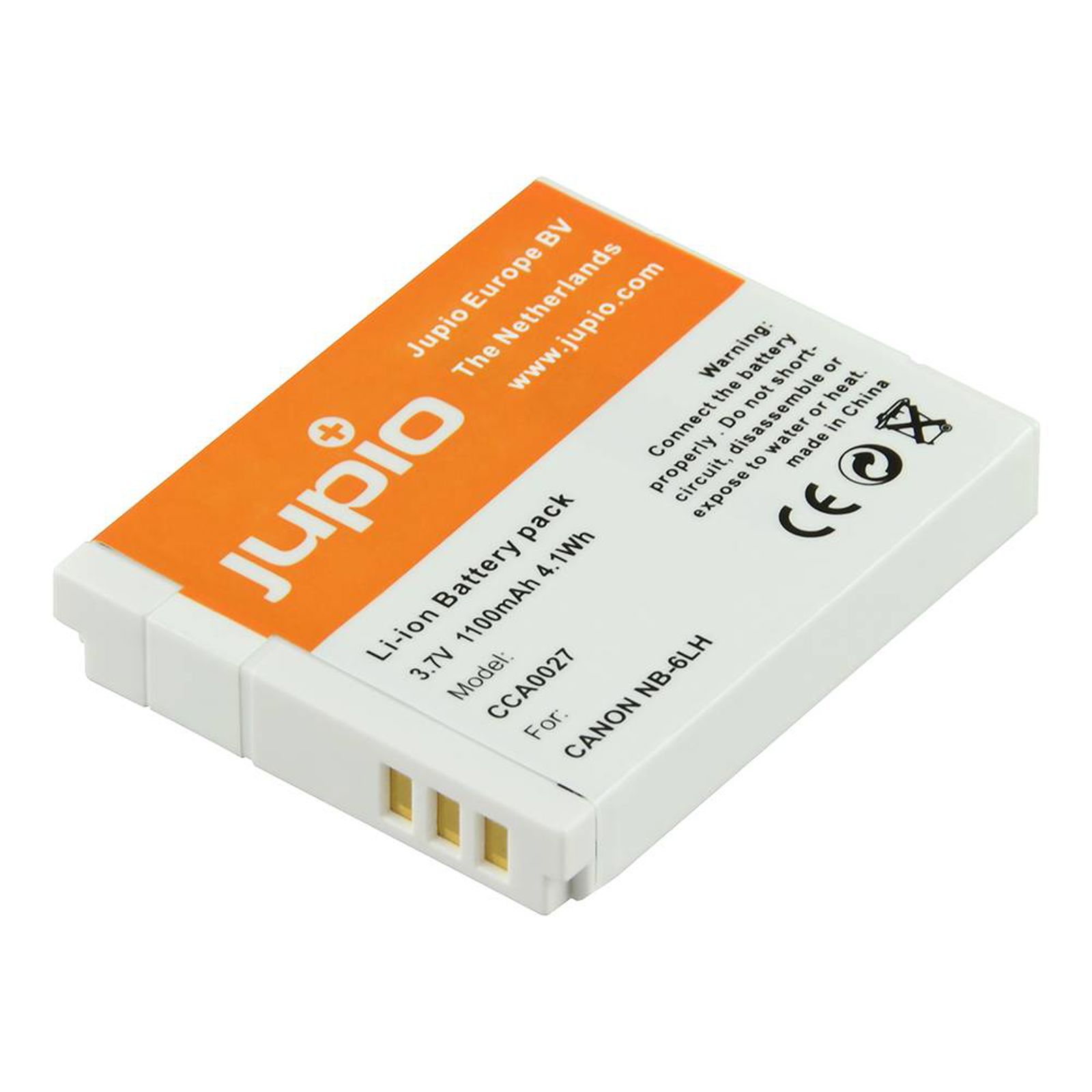 Jupio NB-6LH 1100mAh 3.7V Lithium-Ion Battery Pack baterija za Canon PowerShot SX600 HS, D30, SX700 HS, SX510 HS, SX170 IS, SX280 HS (CCA0027)