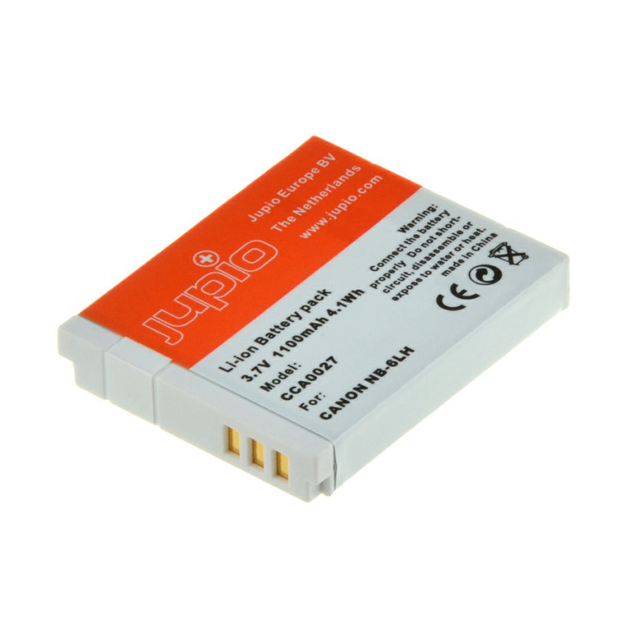 Jupio NB-6LH 1100mAh 3.7V Lithium-Ion Battery Pack baterija za Canon PowerShot SX600 HS, D30, SX700 HS, SX510 HS, SX170 IS, SX280 HS (CCA0027)