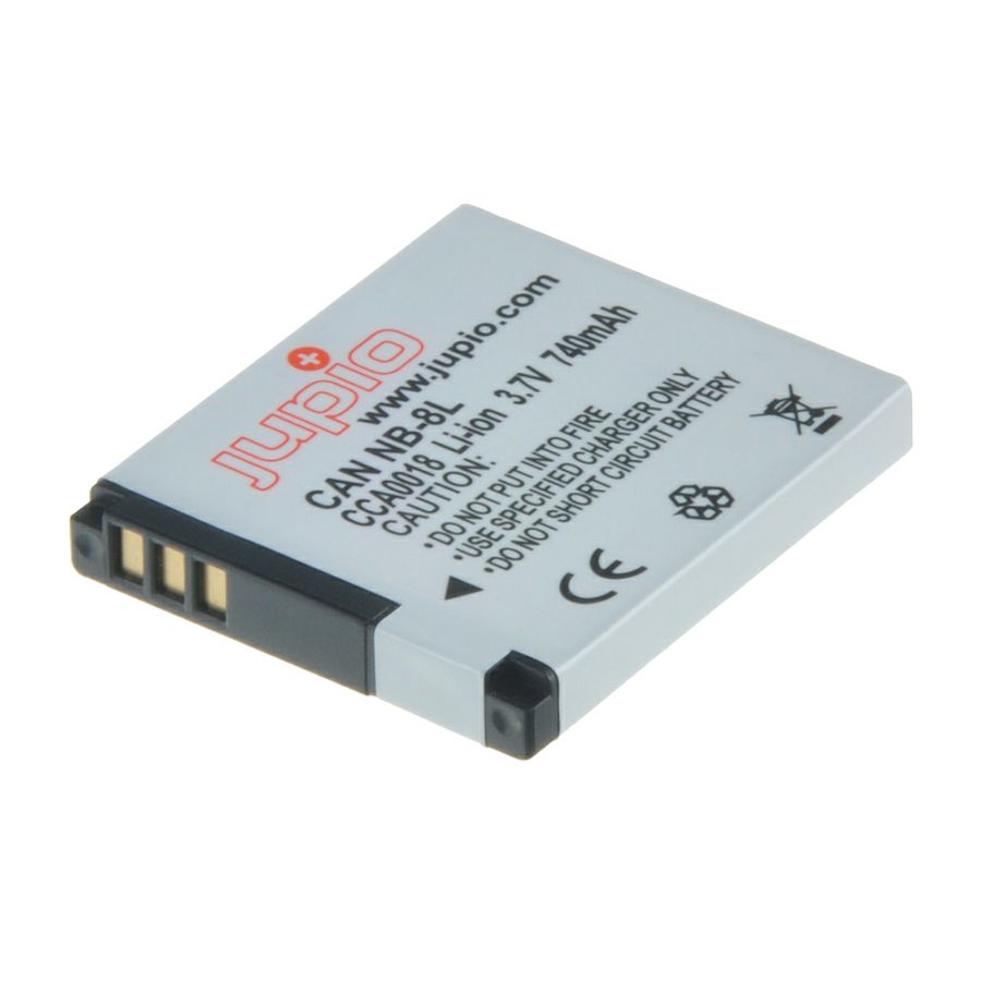 Jupio NB-8L 740mAh 3.6V baterija za Canon Powershot A2200, A3100 IS ...