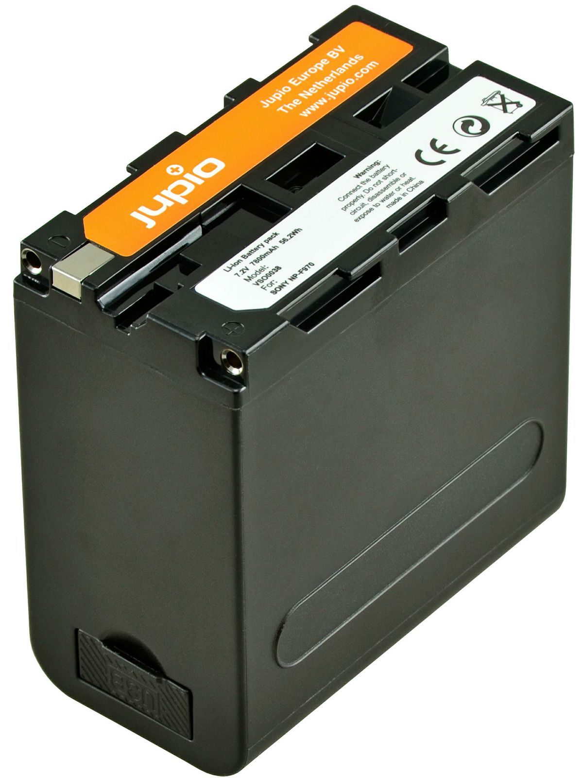 Jupio NP-F970 7800mAh 56.2Wh 7.2V baterija za Sony, Atomos, Aputure s NP-Fxxx prihvatom NP-F330, NP-F530, NP-F550, NP-F730, NP-F750, NP-F770, NP-F750SP, NP-F930, NP-F950, NP-F960, NP-F975, NP-F990