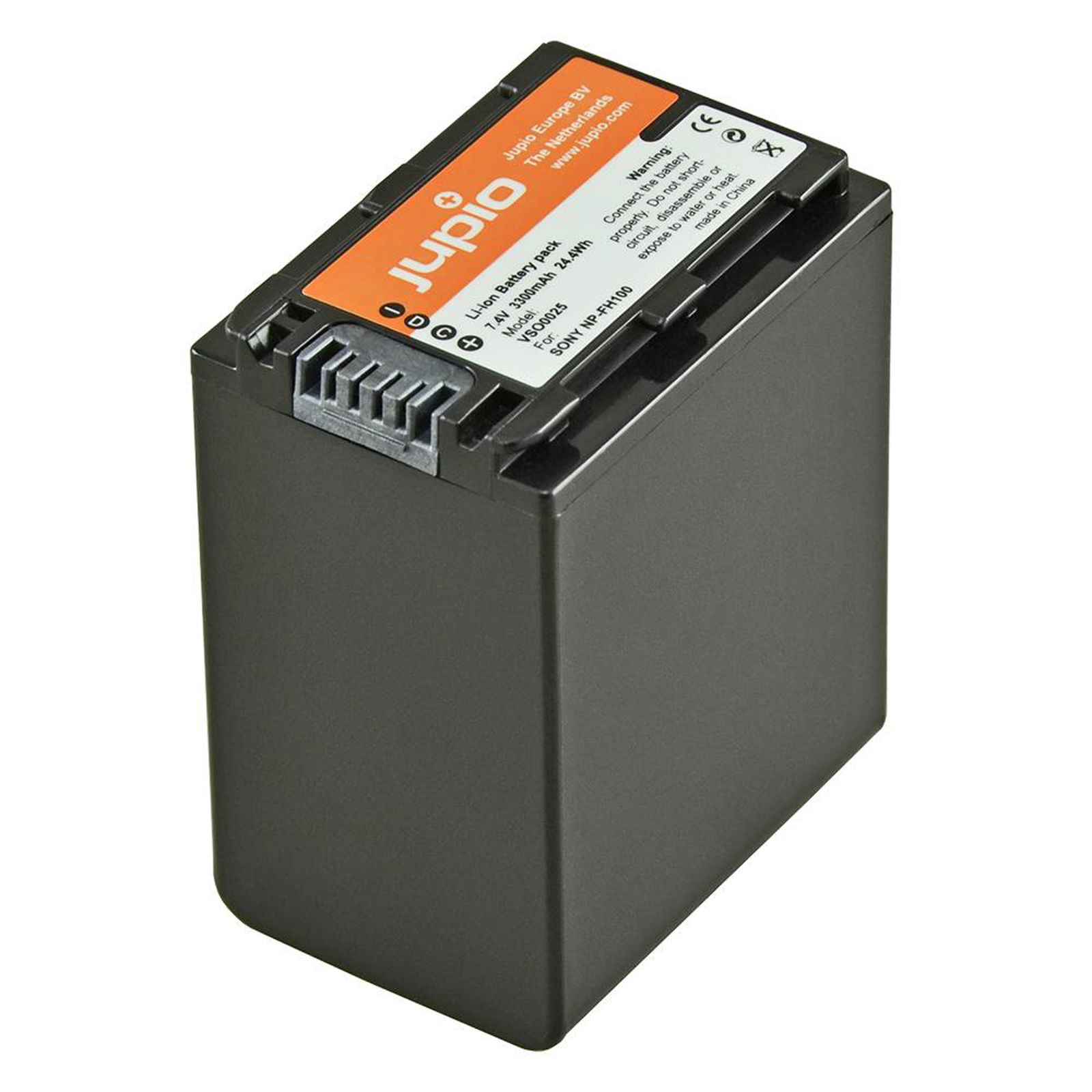 Jupio NP-FH100 (with info chip) za Sony baterija VSO0025 3300mAh 6.8V
