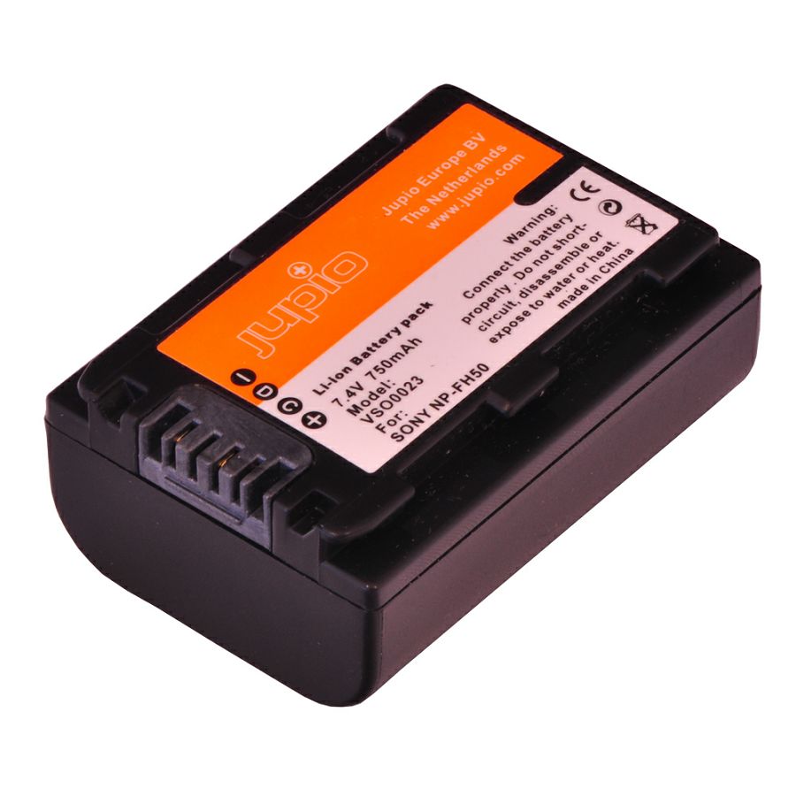 Jupio NP-FH50 (with chip) baterija za Sony VSO0023 750mAh 7.4V Lithium-Ion Battery Pack