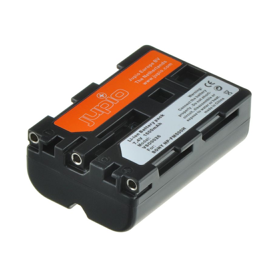 Jupio NP-FM500H baterija VSO0026 1500mAh Lithium-ion Battery Pack za Sony Alpha A200, A300, A350, A450, A500, A550, A700, A850, A900, SLT-A57, SLT-A58, SLT-A65, SLT-A77, SLT-A99