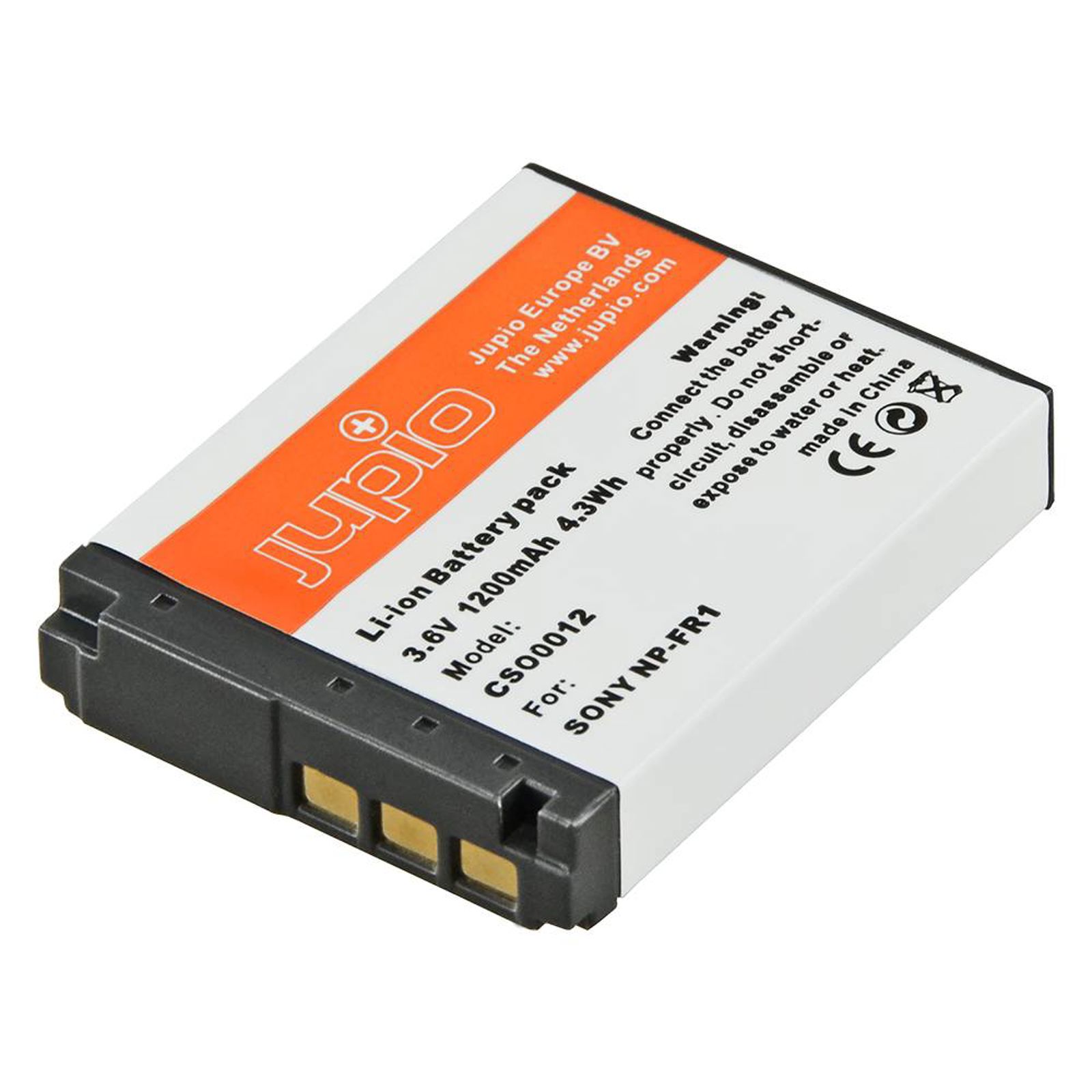 Jupio NP-FR1 za Sony baterija CSO0012 1200mAh 3.6V