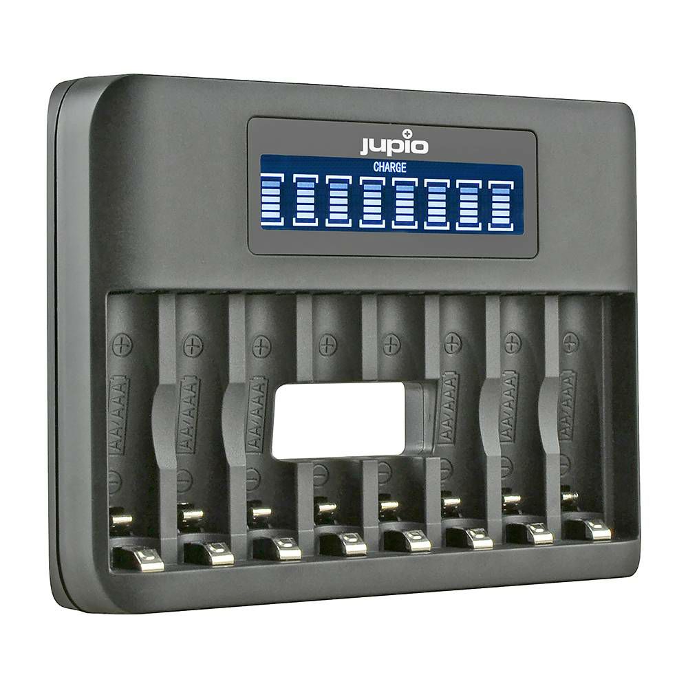 Jupio Octo Charger USB LCD 8-slots Battery Charger punjač za 8x AA AAA baterija (JBC0130)