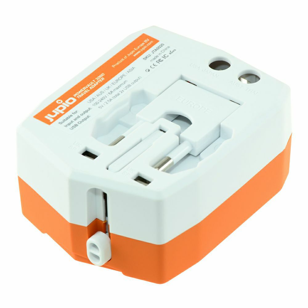 Jupio PowerVault 3000 Travel Adapter JTA0020 napajanje 3000mAh powerbank