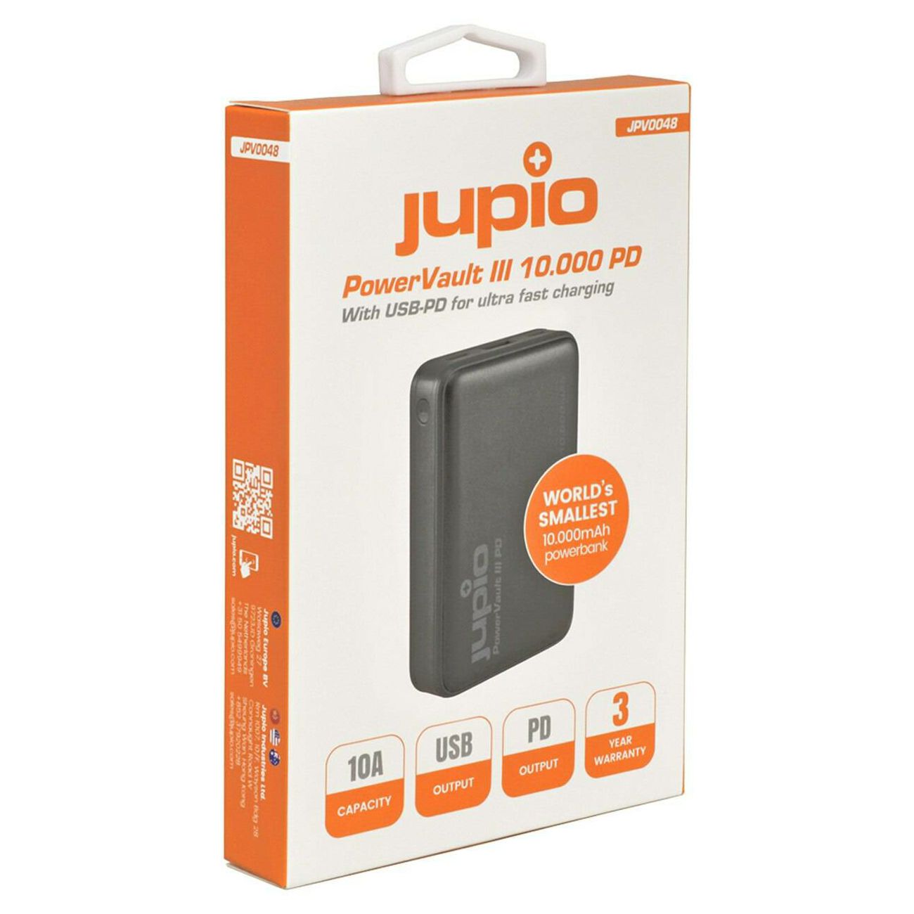 Jupio PowerVault III 10000 PD 10000mAh Powerbank USB napajanje za mobitele, smartphone Lithium-Ion Battery Pack (JPV0048)