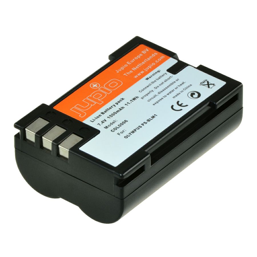Jupio PS-BLM1 1500mAh 7.2V baterija za Olympus Camedia C-5060, C-7070, C-8080, E-1, E-1 (SLR), E-3, E-3 (SLR), E-30, E-300, E-330, E-500 EVOLT SLR, E-510, E-520, E-550 (COL0006)