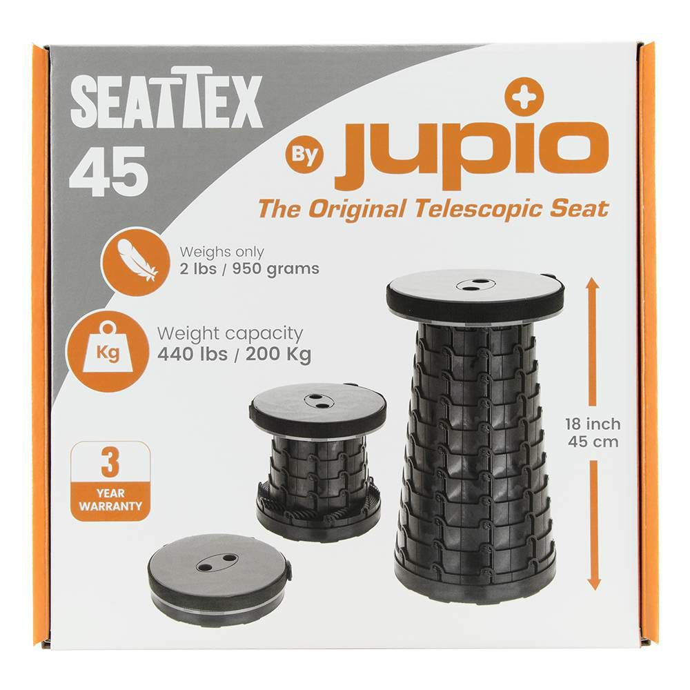 Jupio Seattex 45 Grey the original telescopic seat 45cm 200kg (STX45G)