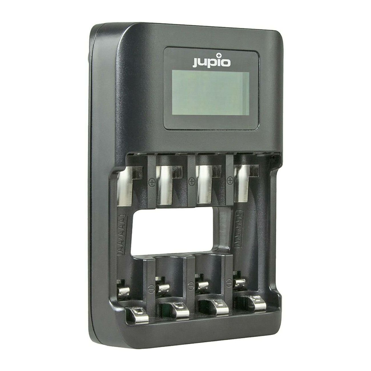 Jupio USB 4-slots Ultra Fast Battery Charger LCD punjač za 4xAA 4xAAA baterije Lithium-Ion Battery Pack (JBC0140)