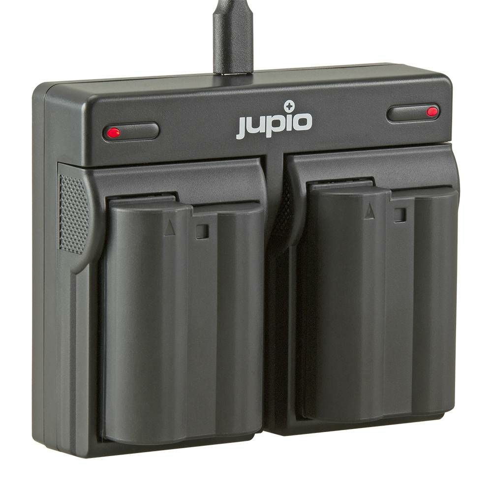 Jupio Value Pack: 2x Battery EN-EL15C 2100mAh + USB Dual Charger baterija i punjač za Nikon Z8, Z7 II, Z6 II, Z5, D850, D780, D750, D500, D7500, D810, D610, D7200, D810A (CNI1006V2)