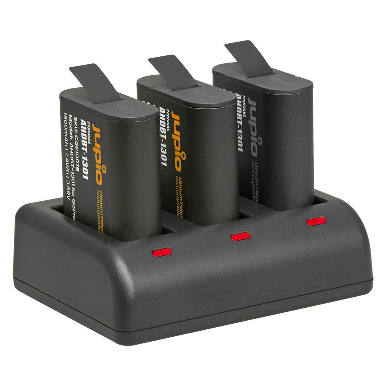 Jupio Value Pack 2x Enduro Battery GoPro HERO13 AHDBT-1301 CPSS1B 1900mAh + Compact USB Triple Charger komplet 2x baterija i punjač (CGP1007)