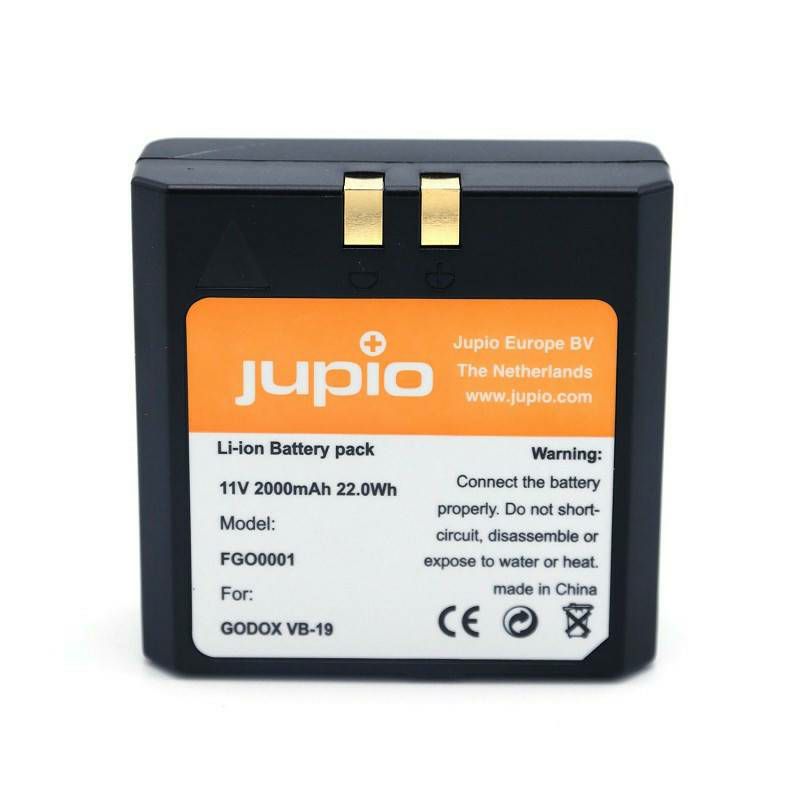 Jupio VB-18 VB-19 2000mAh baterija za Quadralite Stroboss 58, 60 i Godox V850, V860 VB18 VB19 (FGO0001)
