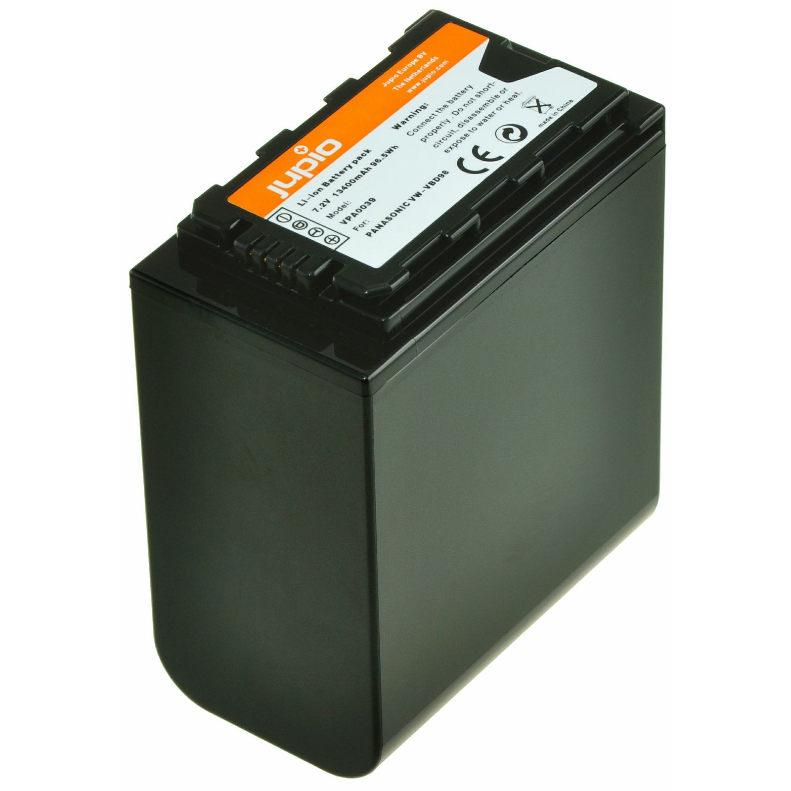 Jupio VW-VBD98 AG-VBR118G 13400mAh (no LED indicator) baterija za Panasonic DVX200, AG-DVX200 (VPA0039)