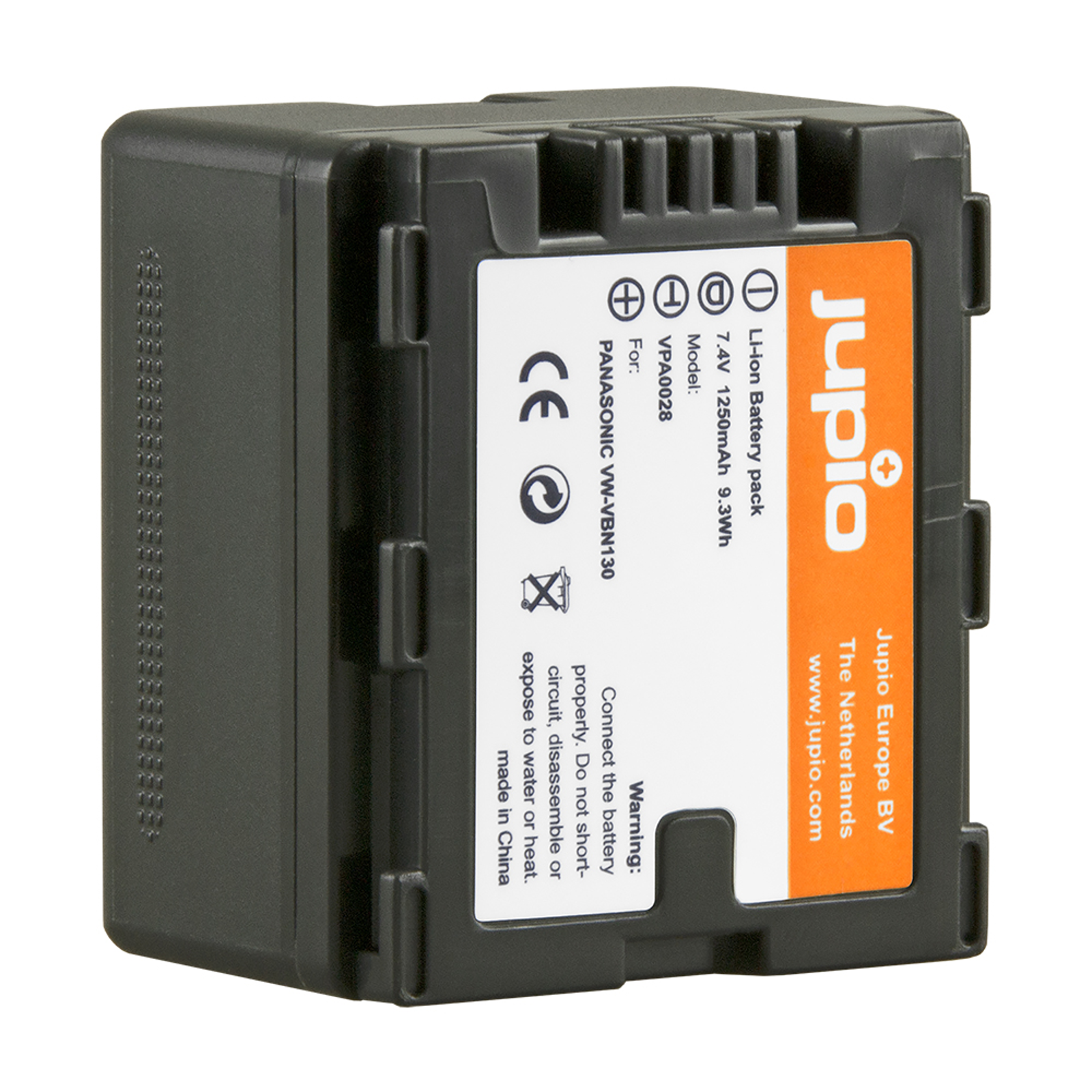 Jupio VW-VBN130 za Panasonic baterija VPA0028 1250mAh 7.2V