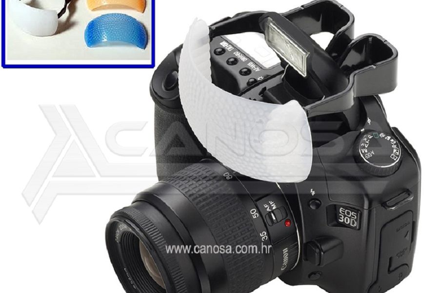 Yongnuo JYC Bounce flash difuzor za pop up blic bljeskalice Canon Nikon Pentax