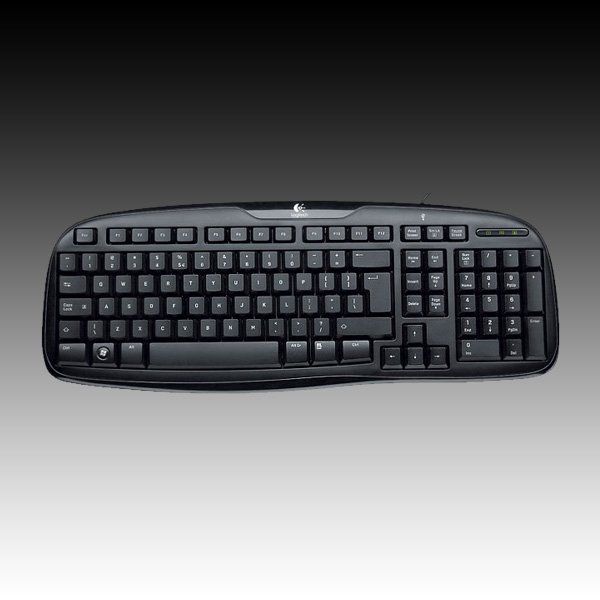 Keyboard LOGITECH Classic 200 USB 2.0, Black, Retail, 1pk
