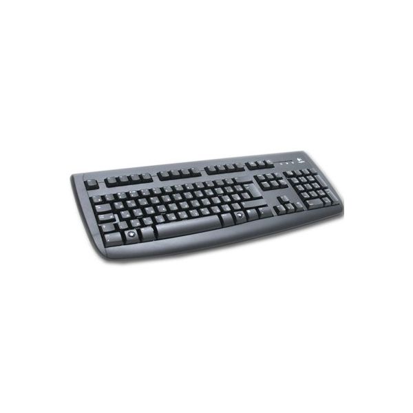 Keyboard LOGITECH Deluxe 250 USB Keyboard 104 USB Croatian Black, Retail, 1pk