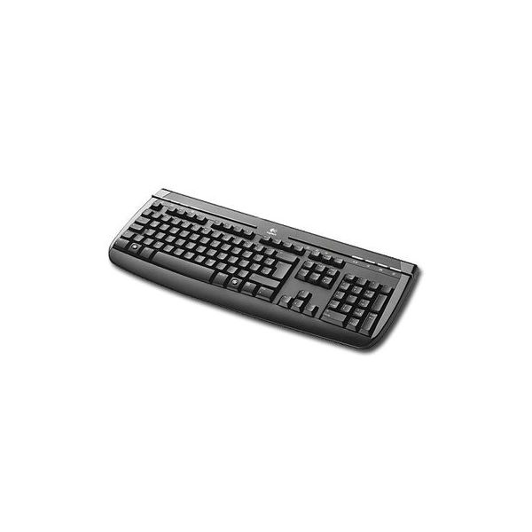 Keyboard LOGITECH Internet 350 USB Keyboard 104 USB Croatian Black, Retail, 1pk