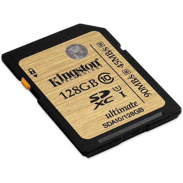 Kingston 128GB SDXC Class 10 UHS-I Ultimate Flash Card, EAN: 740617231441