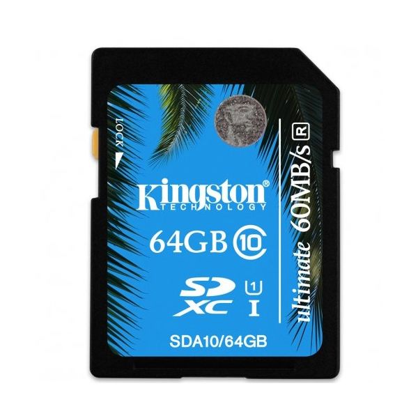 KINGSTON 64GB SDXC Class 10 UHS-I Ultimate Flash Card