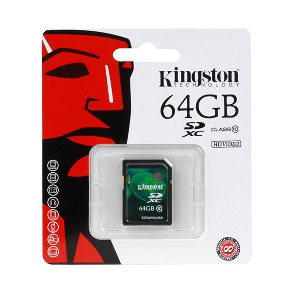 KINGSTON Flash Card 64GB SDXC Class 10