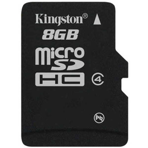 KINGSTON Memory ( flash cards ) 8GB SDC4 Micro SDHC, Plastic, 1pcs