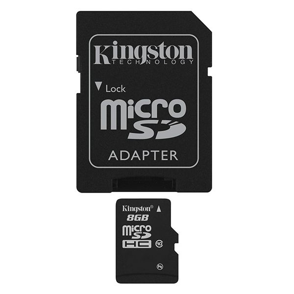 Kingston microSDHC, Class10, 8GB