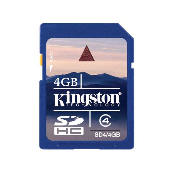Kingston SDHC, Class4, 4GB