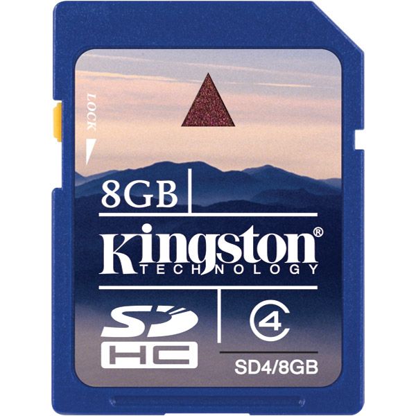 Kingston SDHC, Class4, 8GB