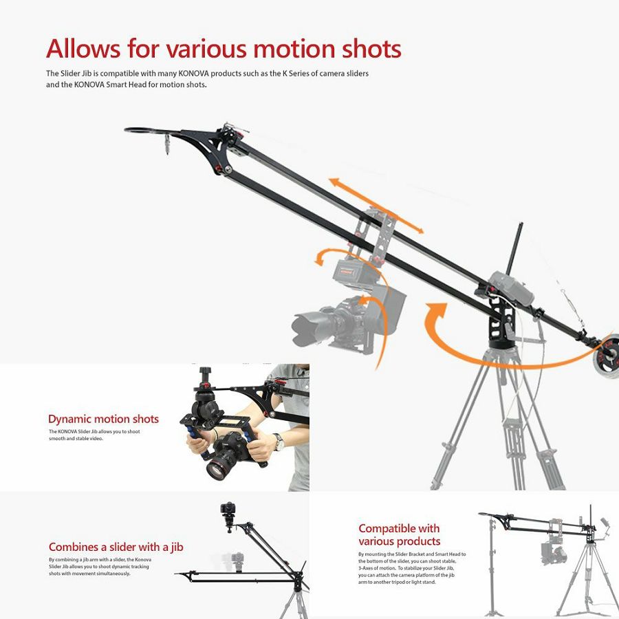 KONOVA Slider Jib for K2 100cm