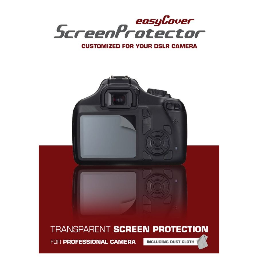 Discovered easyCover LCD zaštitna folija za Nikon D3500, D3400, D3300, D3200 (folija + krpica) (SPND3200)
