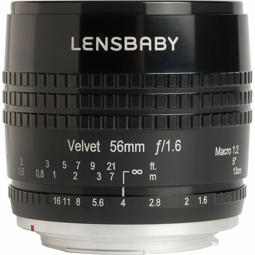 Lensbaby Velvet 56mm f/1.6 macro 1:2 portretni objektiv za Canon EF (LBV56BC)