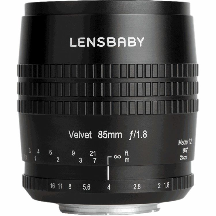 Lensbaby Velvet 85mm f/1.8 macro 1:2 portretni objektiv za Nikon F (LBV85N)