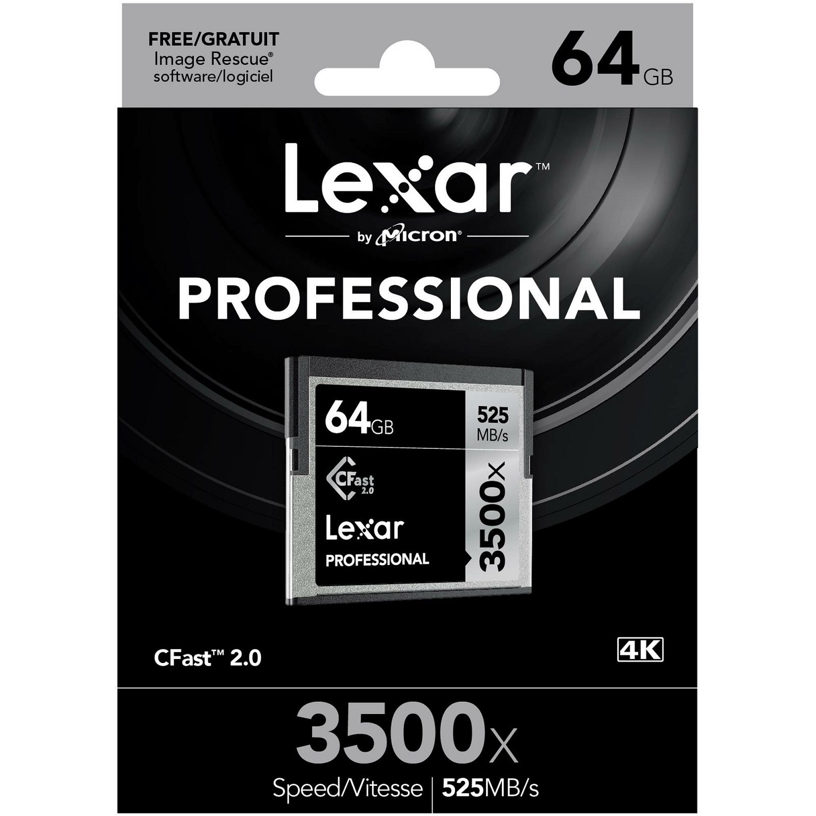 Lexar 64GB 3500x Pro Cfast 2.0 Professional memorijska kartica za fotoaparat i kameru (LC64GCRBEU3500)