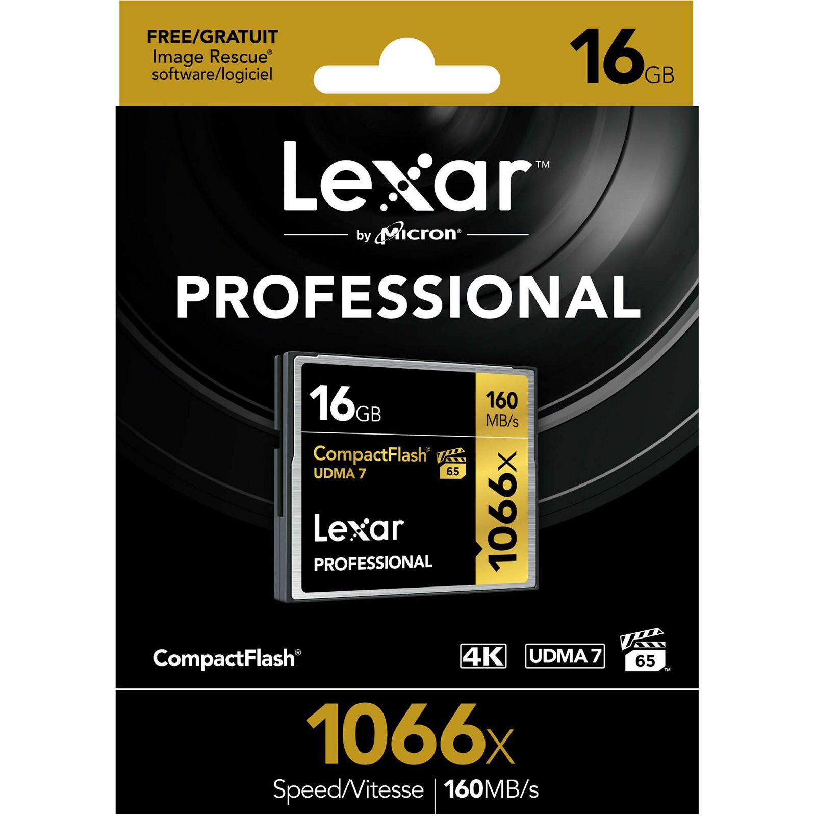 Lexar CF 16GB 1066x 160MB/s Professional UDMA7 Compact Flash Card memorijska kartica (LCF16GCRBEU1066)